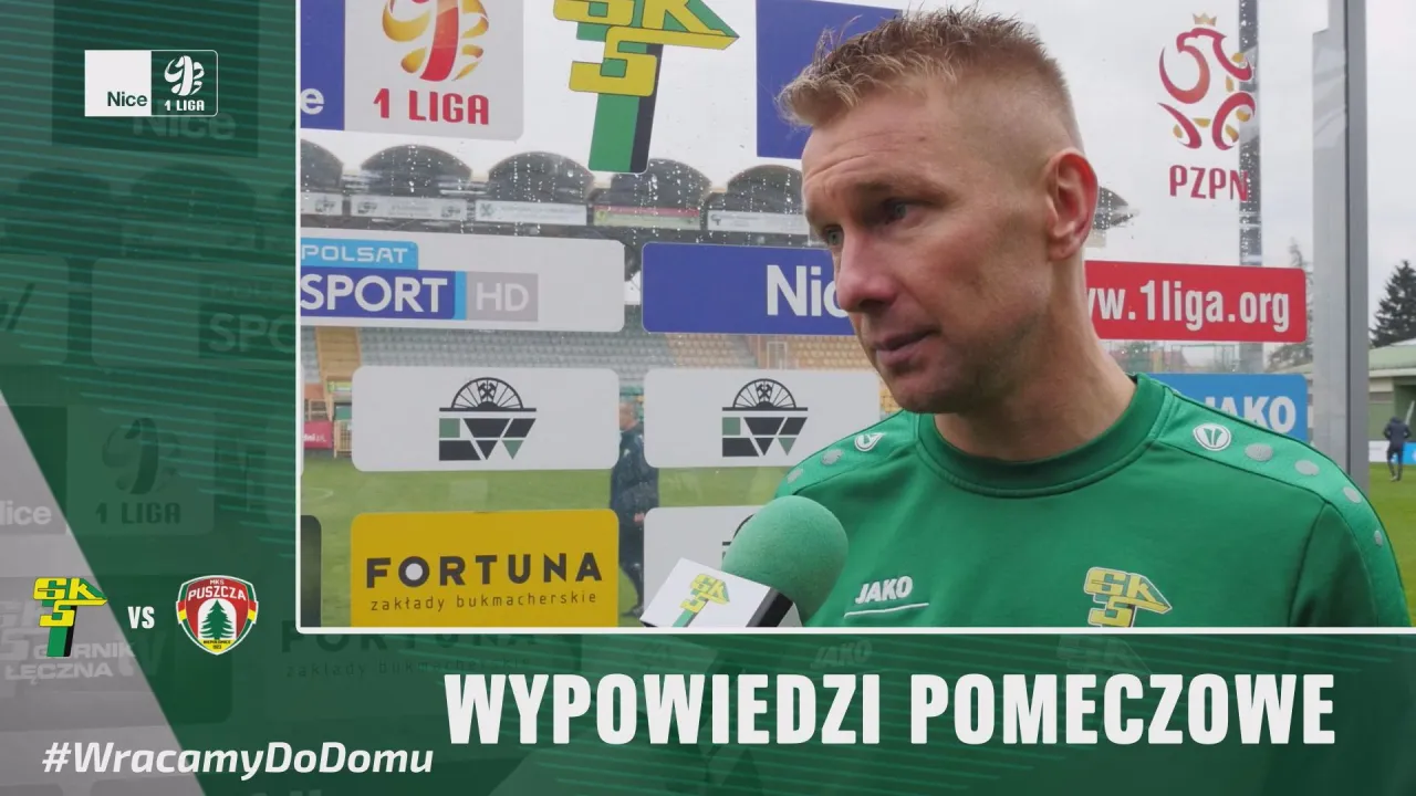 [VIDEO] D.Jarecki: Ciężko było coś strzelić, bo goście się cofnęli