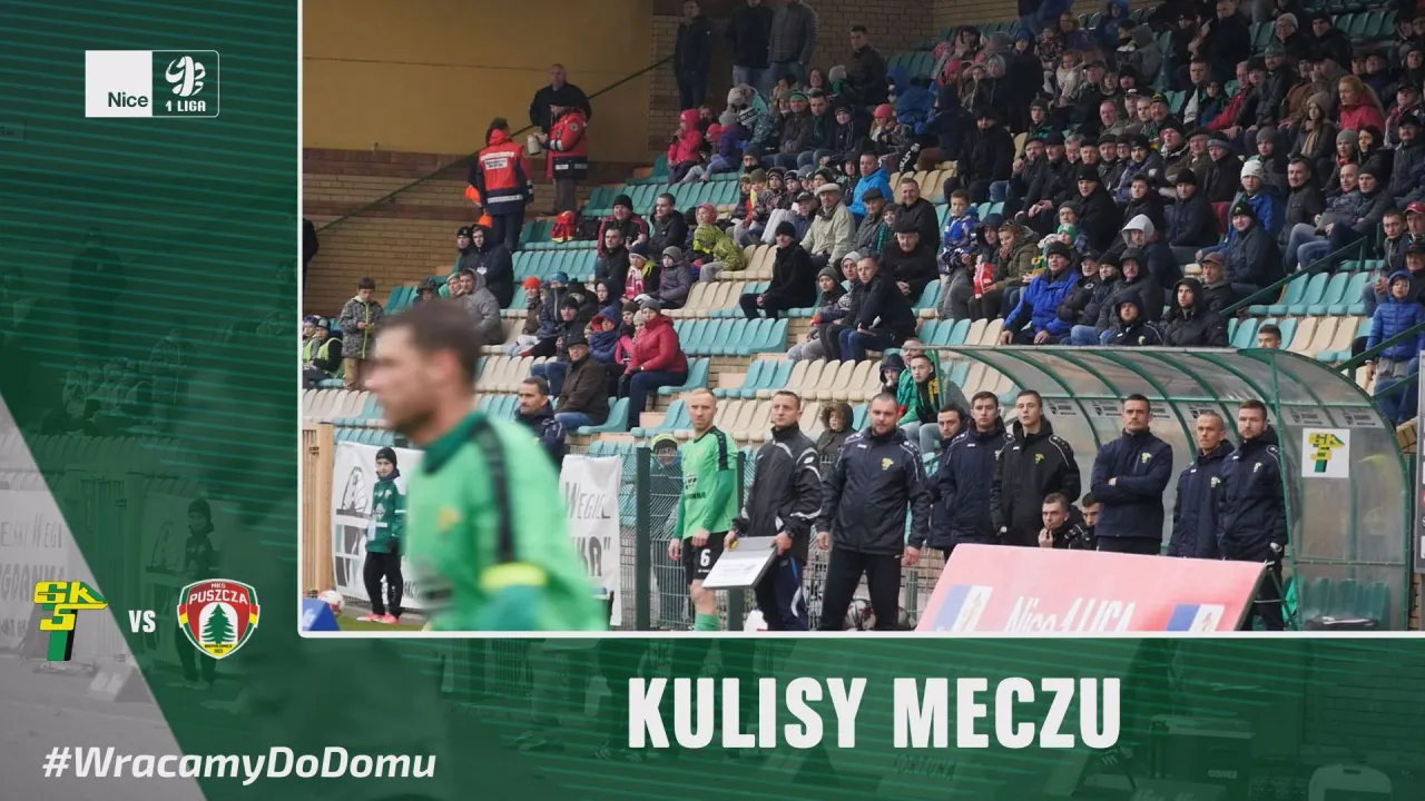 [VIDEO] Kulisy meczu z Puszczą Niepołomice