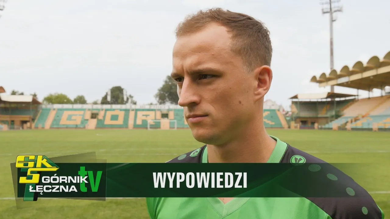 [VIDEO] R.Pisarczuk: Cieszę się, że dostałem szansę w Górniku
