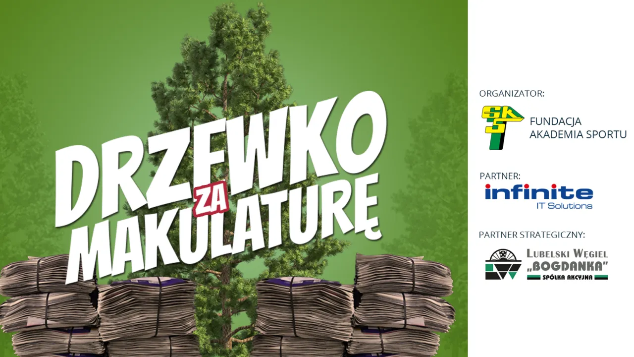 Wesprzyj Akademię Górnika. Weź udział w akcji „Drzewko za makulaturę”