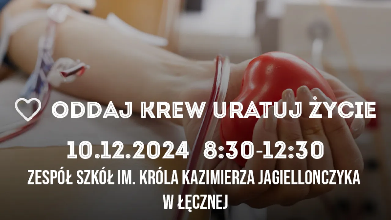 Oddaj krew uratuj życie!
