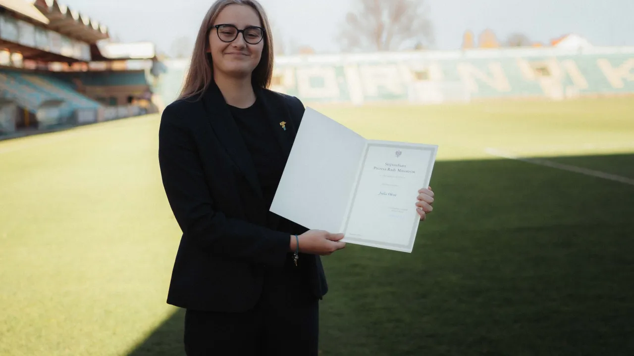 Julia Okoń ze stypendium Prezesa Rady Ministrów