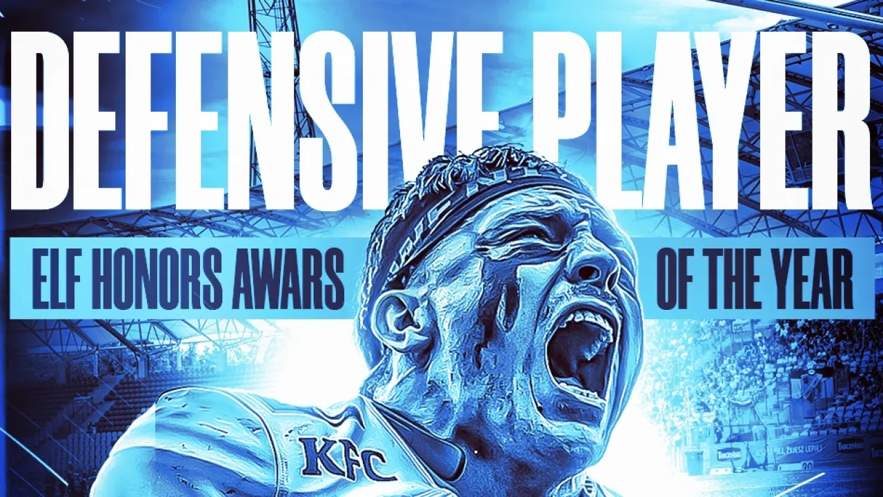 A.J. Wentland z nagrodą Defensive Player of the Year w European League of Football