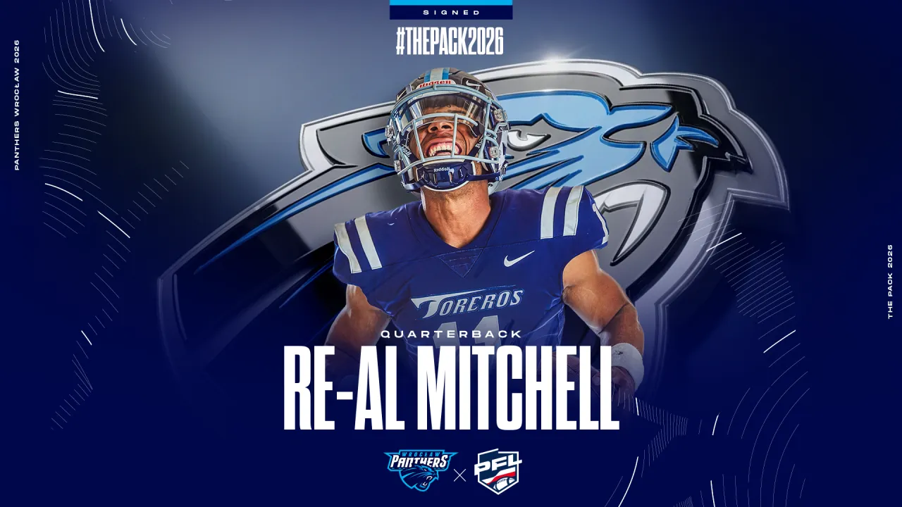 Re-al Mitchell nowym rozgrywającym Panthers Wrocław w PFL!