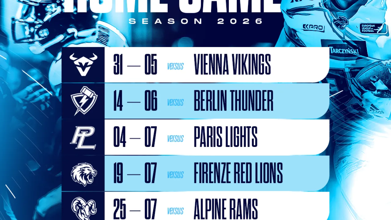 Ruszyła sprzedaż biletów na mecze Panthers Wrocław w AFLE - The League Europe!