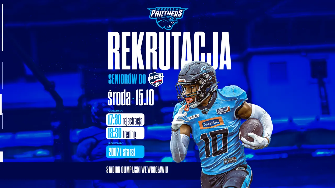 Panthers Wrocław szukają nowych zawodników!