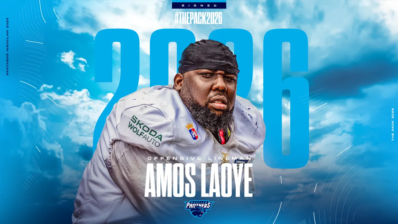 Amos Laoye nowym ofensywnym liniowym Panthers!