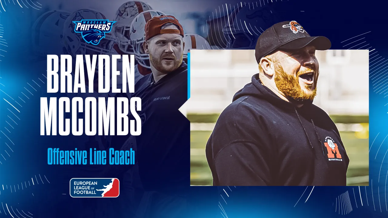 Brayden McCombs poprowadzi linię ofensywną Panthers Wrocław