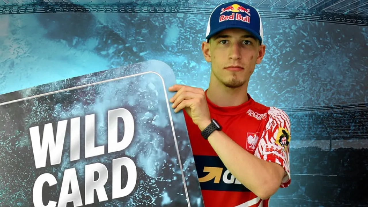 Piotr Pawlicki with the third wild card