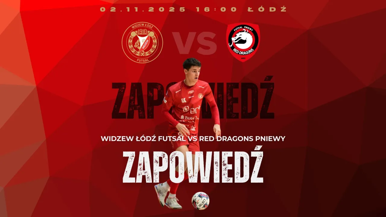 WIDZEW PODEJMIE CZERWONE SMOKI