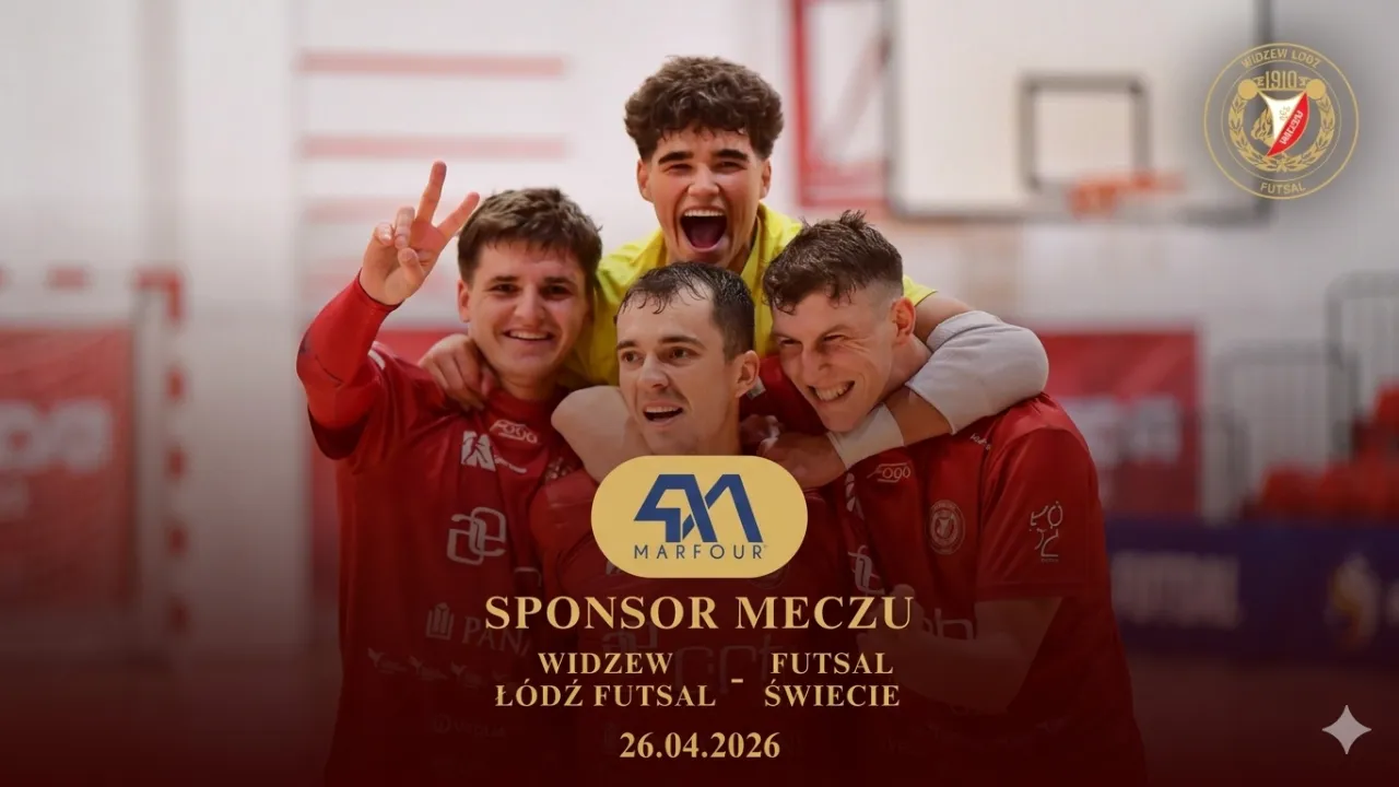 Mar-Four Sponsorem Meczu: Widzew Łódź Futsal – Futsal Świecie