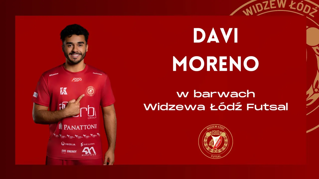 Davi Moreno da Silva nowym pivotem Widzew Łódź Futsal!