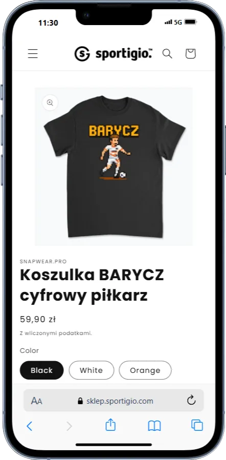 Produkt sklepu Sportigio x Barycz Sułów - przykład pierwszego produktu