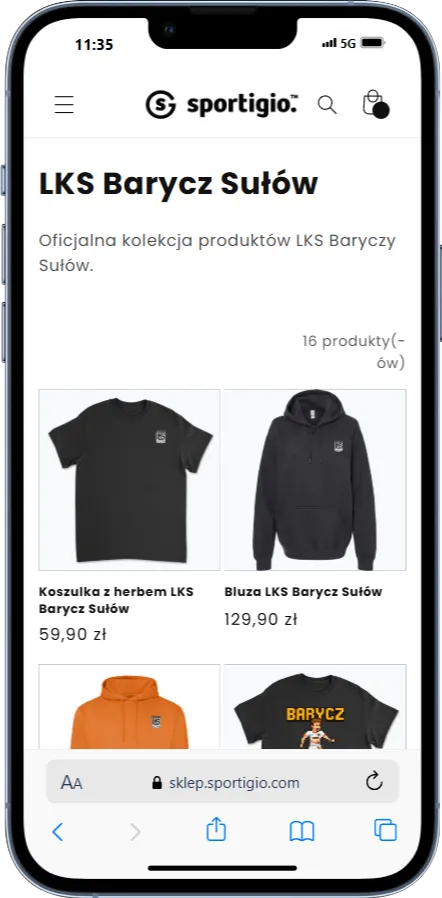 Strona główna sklepu Sportigio x Barycz Sułów